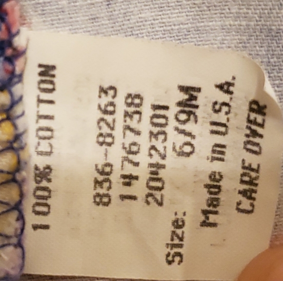 Vintage OshKosh Vestbak Overalls **rare pattern** - Picture 5 of 5